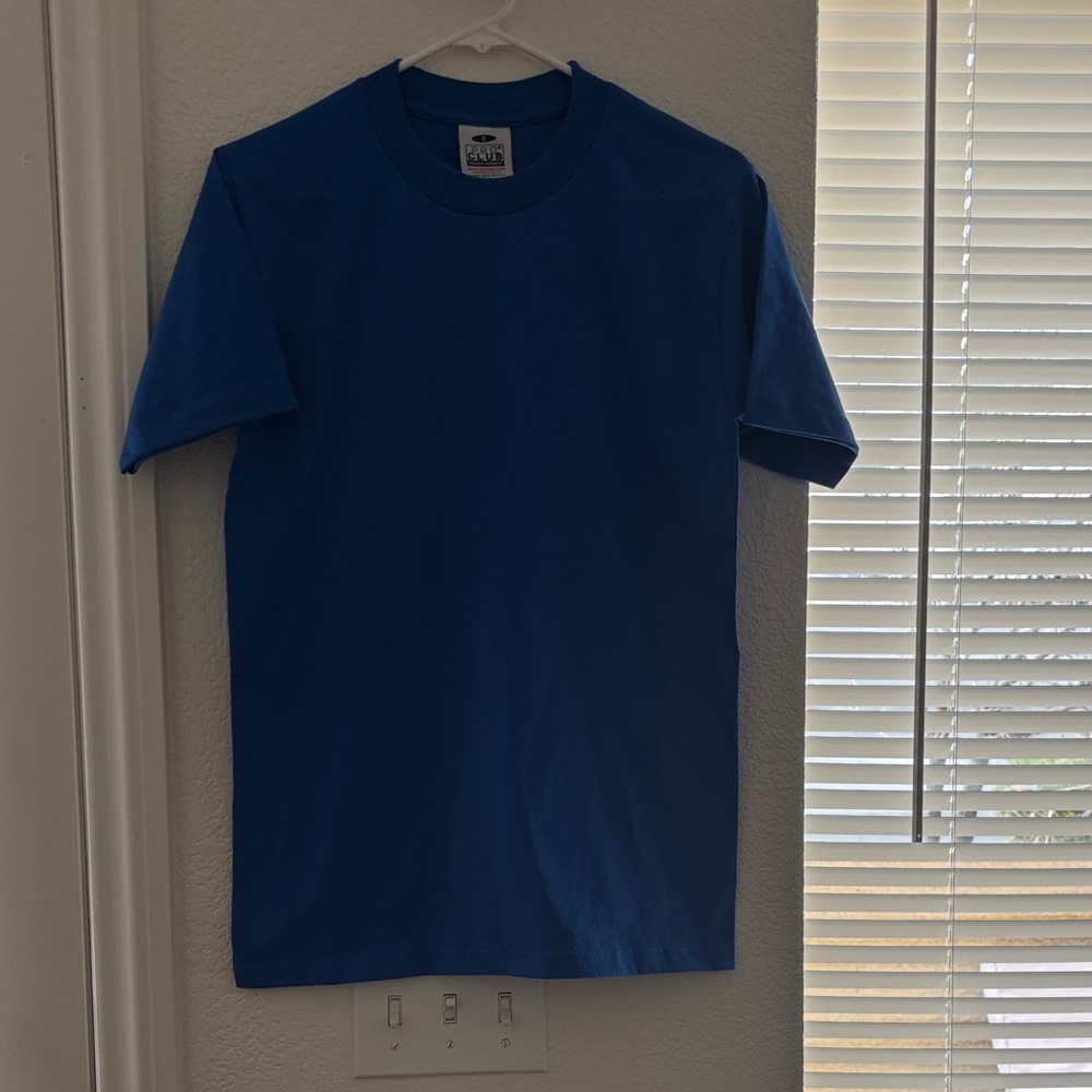 Pro Club heavy weight Tee- Deep blue